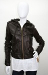 Mike and Chris Maxwell Leather Hoodie